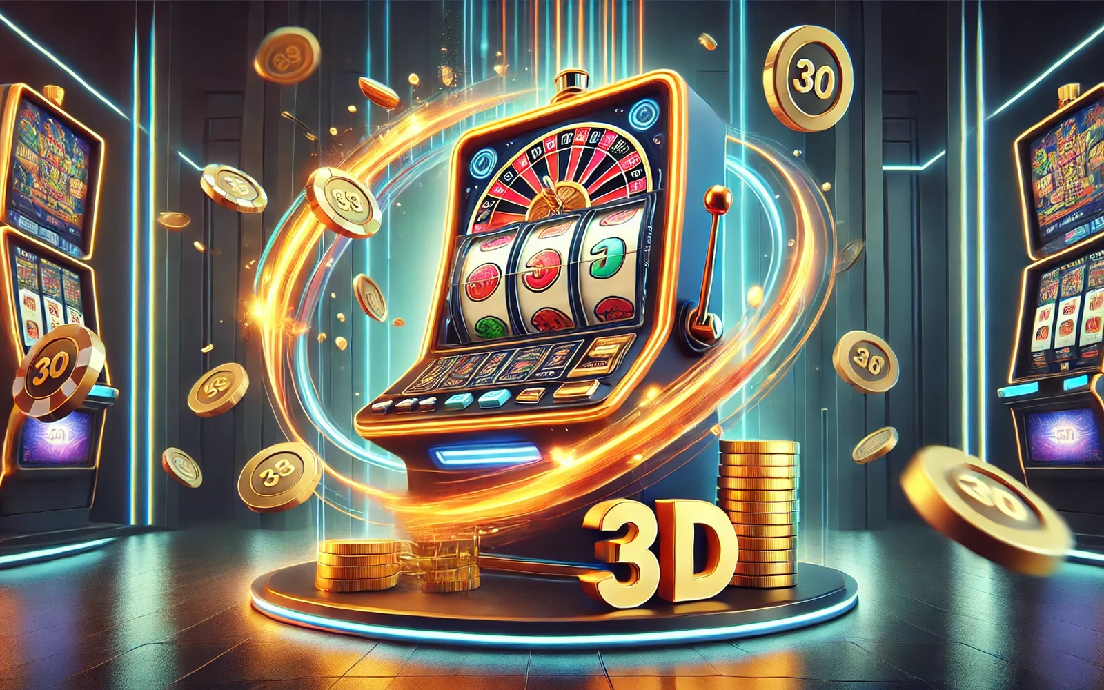 Reel dan simbol slot dalam tampilan permainan mobile