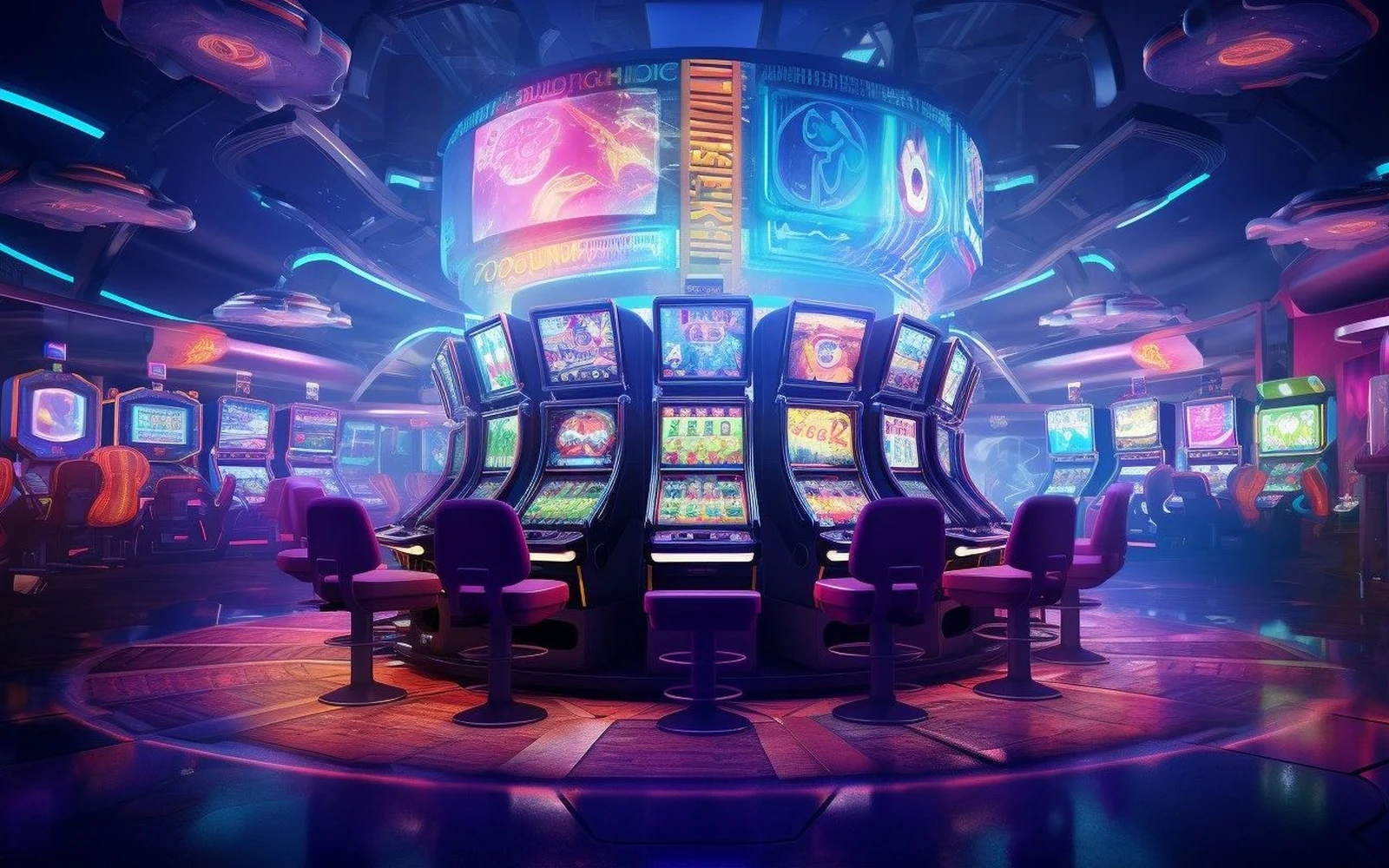 Ilustrasi layar permainan slot mobile 6SVIP